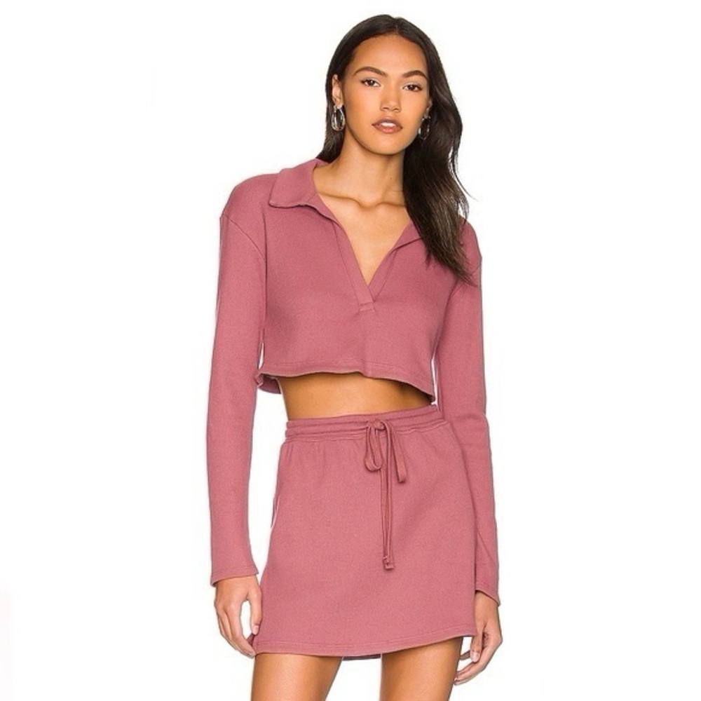 Lovers + Friends Celeste Long-sleeve Top and Skirt
